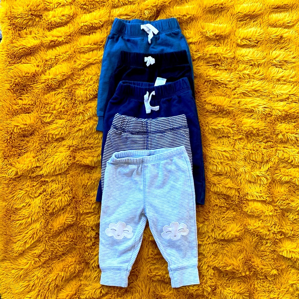 3 months baby boy shorts- 5 pairs